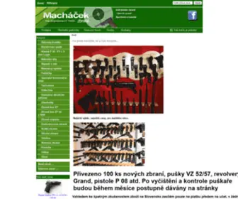 Zbrane-Machacek.cz(Zbrane Machacek) Screenshot