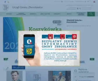 Zbroslawice.pl(Urząd) Screenshot