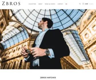 Zbroswatches.com(ZBROS Watches) Screenshot