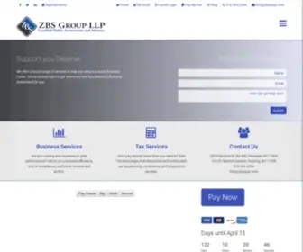 ZBScpas.com(ZBS Group LLP) Screenshot