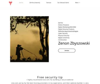 ZBYszowski.com(Cyber Security Consultant) Screenshot