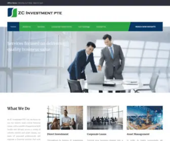 ZC-Investmentsgpte.com(ZC Investmentsgpte) Screenshot