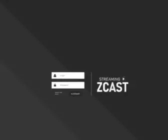 Zcast.com.br(Streaming zCast) Screenshot
