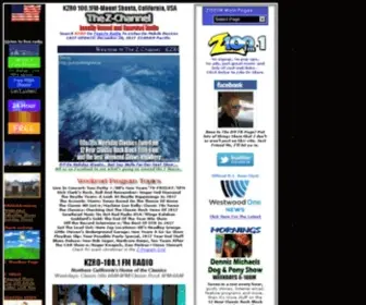 Zchannelradio.com(KZRO-Z100FM-ZCHANNELRADIO/Live FM from Mt.Shasta,CA-USA) Screenshot