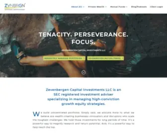 Zci.com(Zevenbergen Capital Investments LLC) Screenshot