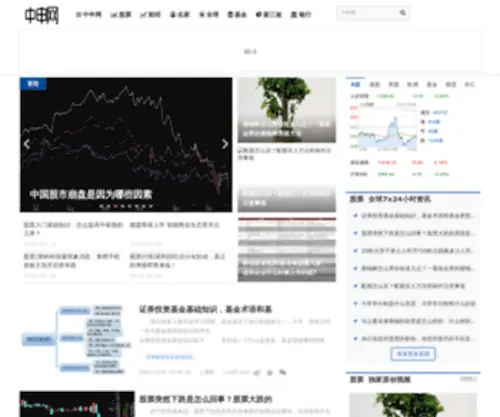 Zcifc.com(中申网) Screenshot