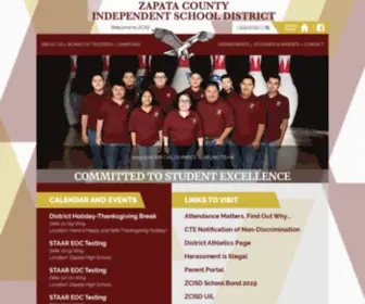 Zcisd.org(Zapata County Independent School District serves K) Screenshot