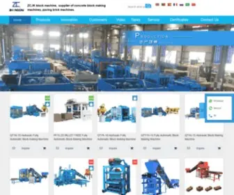 ZCJK.com(Brick making machine) Screenshot