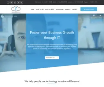 Zcloudnova.com(Managed Business IT Services) Screenshot