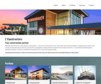 Zconstructors.com(Z Constructors Z Constructors) Screenshot