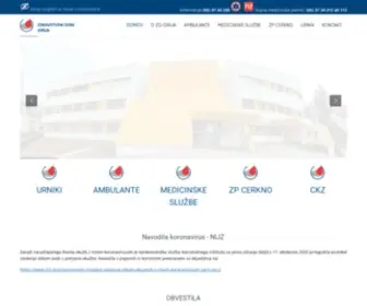 ZD-Idrija.si(ZD Idrija) Screenshot
