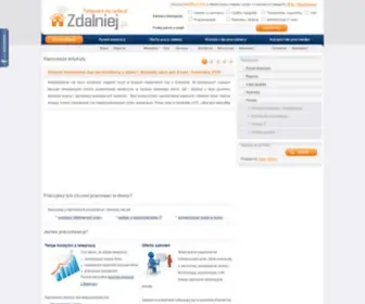 Zdalniej.pl(Portal pracy zdalnej i telepracy) Screenshot