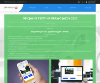 Zdamyprawko.pl(Testy na prawo jazdy 2024) Screenshot