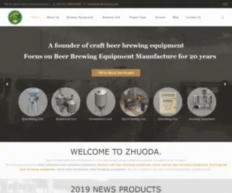 ZDbrewing.com(Beer Brewing Equipment) Screenshot