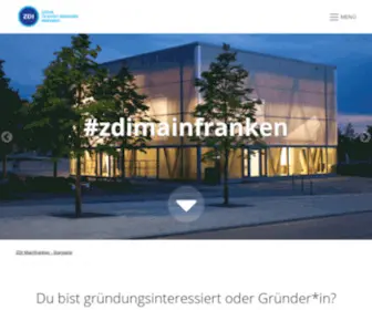 Zdi-Mainfranken.de(Zentrum für Digitale Innovationen Mainfranken (ZDI)) Screenshot