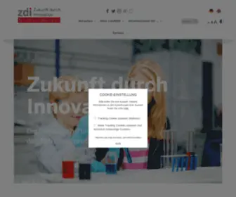 Zdi-Portal.de(Startseite) Screenshot