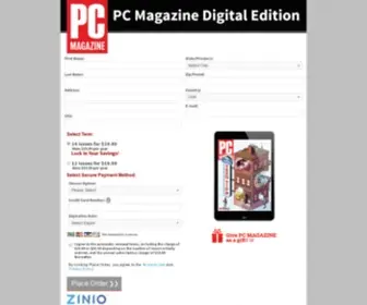 ZDmcirc.com(Order PC Magazine) Screenshot
