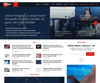 Zdnet.nl(Elke dag een verse lading technologienieuws) Screenshot