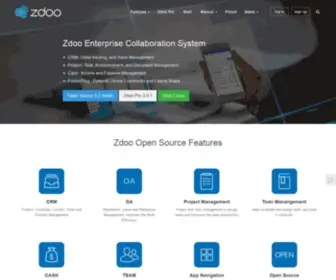 Zdoo.org(Zdoo Collaboration System for SMEs) Screenshot