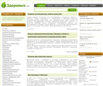 Zdorovih.net(Новости о медицине и здоровье) Screenshot