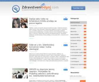 Zdravstveniodgoj.com(Zdravstveni odgoj) Screenshot