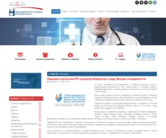 Zdravstvo-SRPske.org(Fond zdravstvenog osiguranja Republike Srpske) Screenshot