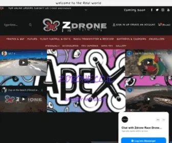 Zdrone.co.il(ZDRONE Race Drone Shop) Screenshot