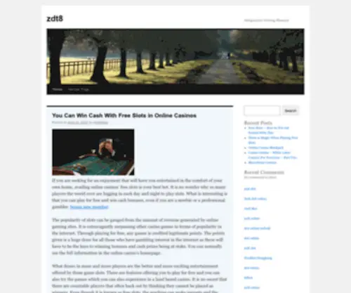 ZDT8.com(Designed for Driving Pleasure) Screenshot