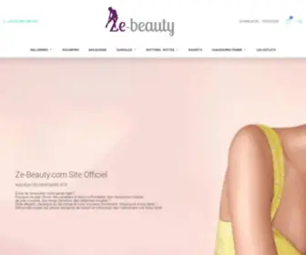 ZE-Beauty.com(Site Officiel) Screenshot