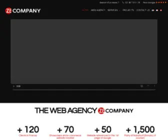 ZE-Company.com(Agence web ZE) Screenshot