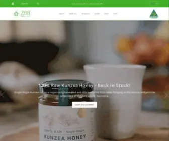 Zea.com.au(Australian Kunzea Products for Health and Wellness) Screenshot