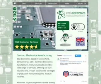 Zeal-Electronics.co.uk(Zeal Electronics Ltd) Screenshot