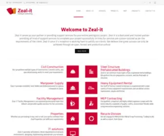 Zeal-IT.co(Zeal-it Trading and Contracting) Screenshot