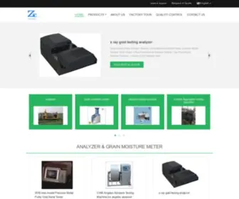 Zealchontesting.com(Quality analyzer & Grain moisture meter Manufacturer) Screenshot