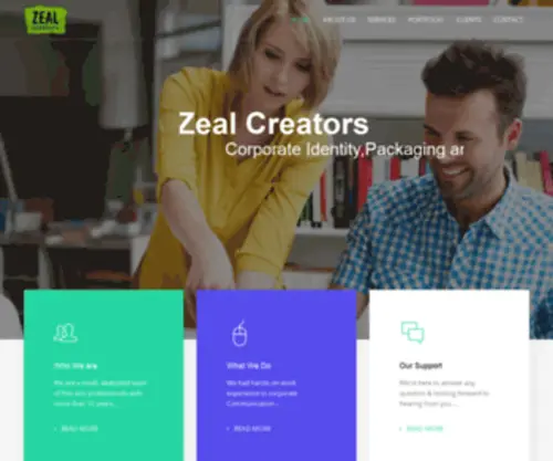 Zealcreators.com(Zeal Creators) Screenshot