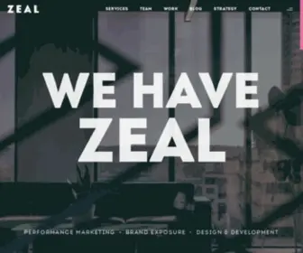 Zealdigital.co.uk(Full Service Digital & Creative Agency) Screenshot