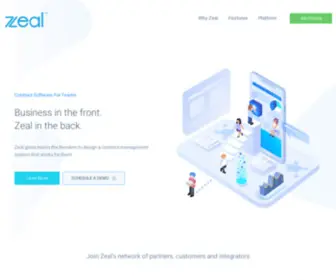 Zealdocs.com(Zeal Enterprise Contract Automation) Screenshot