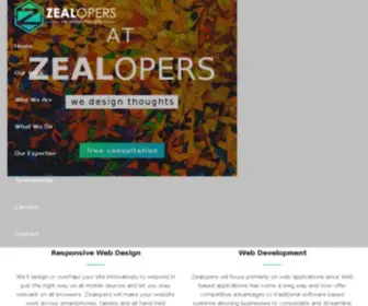 Zealopers.com(Professional website design and development freelance company with years of proven experience and) Screenshot