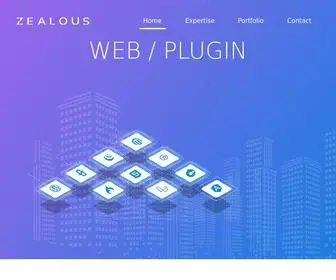 Zealouswork.com(Website & Application Development) Screenshot
