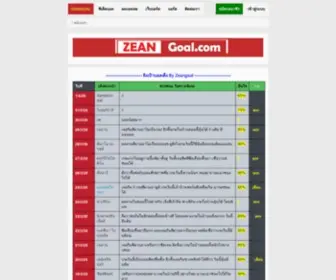 Zeangoal.com(ทีเด็ดบอลวันนี้) Screenshot