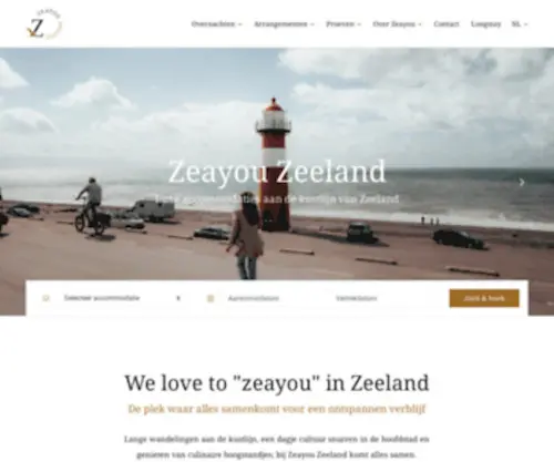 Zeayouzeeland.nl(Zeayou Zeeland) Screenshot