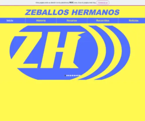 Zeballoshermanos.com(Zeballos Horarios) Screenshot