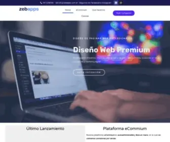 Zebapps.com.ar(Diseño de Páginas Web y Tiendas Online) Screenshot