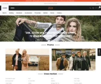 Zeb.be(Online Multibrand Fashion Store) Screenshot