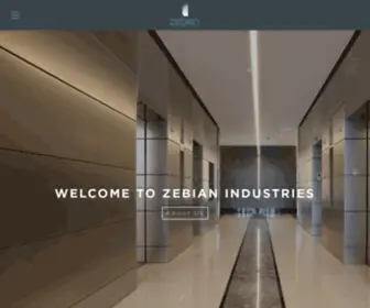 Zebian.ae(Zebian Industries) Screenshot