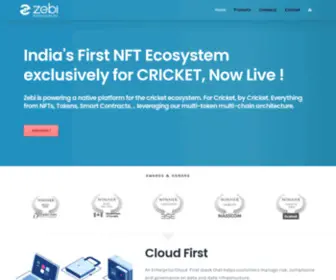 Zebichain.com(Blockchaining Big Data) Screenshot