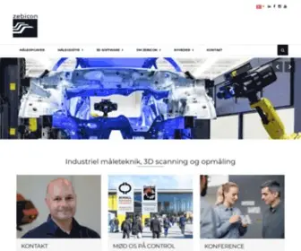 Zebicon.com(Industriel måleteknik) Screenshot