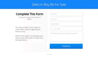 Zebit.in(See related links to what you are looking for) Screenshot