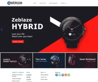 Zeblaze.com(Smartwatch to fit all your needs) Screenshot