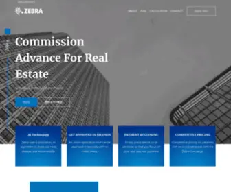 Zebracommission.com(Real Estate Commission Advance And Enhancements) Screenshot